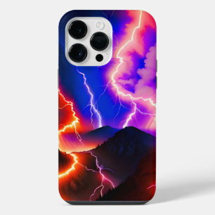 カラー稲妻マウンテンワン iPhone 14 PRO MAXケース