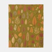 カラー紅葉 フリースブランケット (正面)