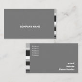 カラー素晴らしスケールクラシックフラットラテラルストライプ 名刺 (正面/裏面)