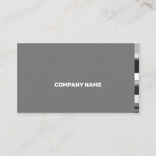 カラー素晴らしスケールクラシックフラットラテラルストライプ 名刺 (正面)