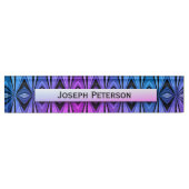 カラー素晴らしダイヤモンドデザイン デスクネームプレート (正面)