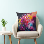 カラー素晴らしビスマス結晶の爆発 クッション (椅子)