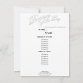 カラー結婚夫婦のリングや輪 (裏面)