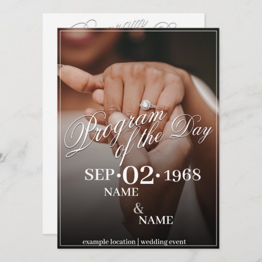 カラー結婚夫婦のリングや輪 (正面/裏面)