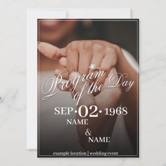 カラー結婚夫婦のリングや輪 (正面)