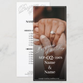 カラー結婚夫婦のリングや輪 (正面/裏面)