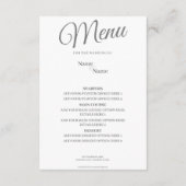 カラー結婚夫婦のリングや輪 エンクロージャーカード (裏面)