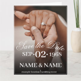 カラー結婚夫婦のリングや輪 カード