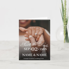 カラー結婚夫婦のリングや輪 カード