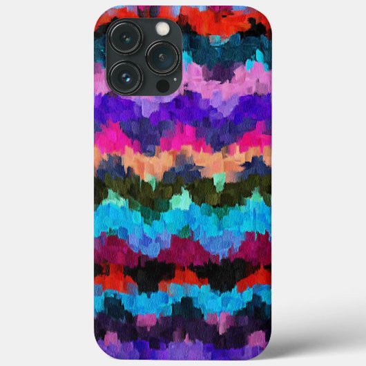 カラー絵を描（ばちゃばちゃ）跳ねるブラシストローク Case-Mate iPhoneケース (裏面)