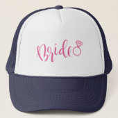 カラー編集可能な新しい花嫁ハット キャップ (正面)