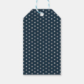 カラー編集可能シルバーリーフありがとうメッセージカード ギフトタグ (裏面)