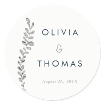 カラー編集可能シルバーリーフステッカー、好意ステッカー