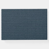 カラー編集可能シルバーリーフ結婚のゲストブック ゲストブック (裏面)