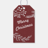 カラー編集可能チョーク分岐ギフトラベル |パック10 ギフトタグ (正面)