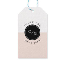 カラー編集可能ミニマルモダンリスト結婚のモノグラム