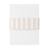 カラー編集可能ミニマルモダンリスト結婚のモノグラム 招待状ベリーバンド (裏面例)