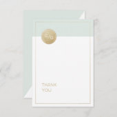 カラー編集可能モダンミニマ結婚リストの感謝していユーザ ノートカード (正面/裏面)