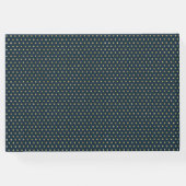 カラー編集可能 偽の金箔 結婚式 ゲストブック (裏面)