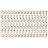 カラー自然レインボージャングル動物パターン テーブルクロス (正面(横))