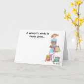 カラー色彩加工女性ショッピング カード (黄色い花)