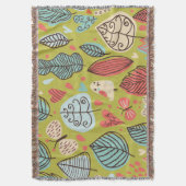 カラー葉ブランケット スローブランケット (正面縦)