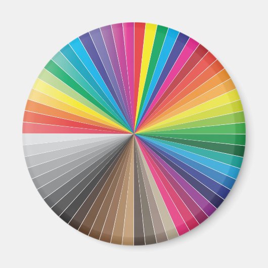 カラー見本の円 マグネット (正面)