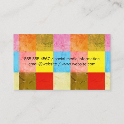 カラー見本 名刺 (裏面)