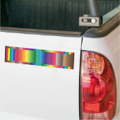 カラー見本CMYK バンパーステッカー (トラック上)
