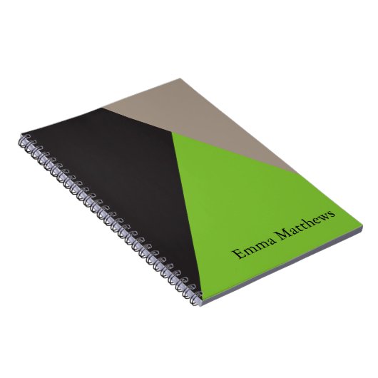 カラー角度モダンプロフェッショナルパーソナライズされた ノートブック (右側)