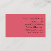 カラー角度モダンプロフェッショナル 名刺 (裏面)