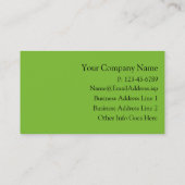 カラー角度モダンプロフェッショナル 名刺 (裏面)