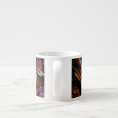 カラー調和抽象芸術アートエスプレッソマグ エスプレッソカップ (裏面)