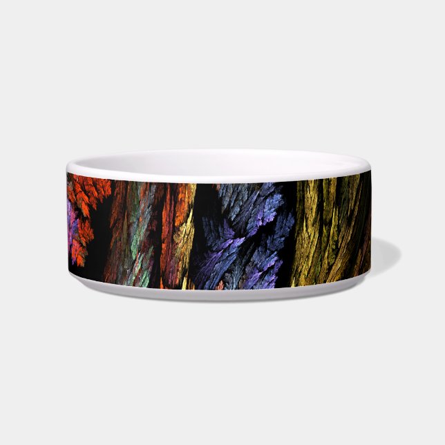 カラー調和抽象芸術アートキャットボウル ボウル (右)