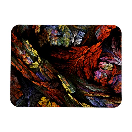 カラー調和抽象芸術アートプレミアムマグネット マグネット (横)