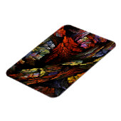 カラー調和抽象芸術アートプレミアムマグネット マグネット (左側)