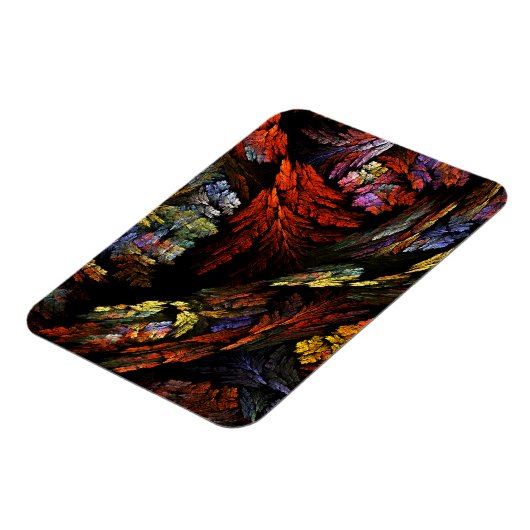 カラー調和抽象芸術アートプレミアムマグネット マグネット (左側)