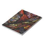 カラー調和抽象芸術アートメモ帳 ノートパッド (回転)