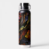 カラー調和抽象芸術アート ウォーターボトル (背面)