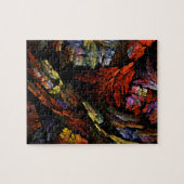 カラー調和抽象芸術アート ジグソーパズル (横)