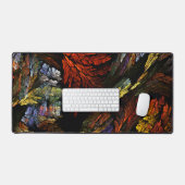 カラー調和抽象芸術アート デスクマット (キーボード&マウス)