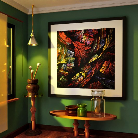 カラー調和抽象芸術アート ポスター