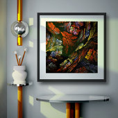 カラー調和抽象芸術アート ポスター