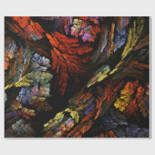 カラー調和抽象芸術アート ラッピングペーパー (フラット)