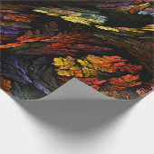 カラー調和抽象芸術アート ラッピングペーパー (角)
