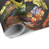 カラー調和抽象芸術アート ラッピングペーパー (ロールコーナー)