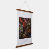 カラー調和抽象芸術アート 吊り下げ型タペストリー (傾斜あり)