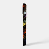 カラー調和抽象芸術アート iPhone 15ケース (左側面)