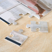 カラー調整の編集可能カラーパーソナライズされたパズル ジグソーパズル (側面)