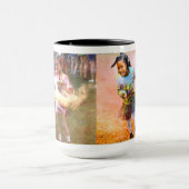 カラー走チャイ遊ド2トーンコーヒーマグ マグカップ (中央)